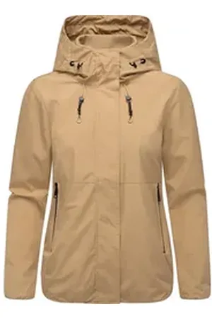 Ragwear Outdoorjacke Sunniva A Wasserdichte und atmungsaktive Übergangsjacke braun M (38)
