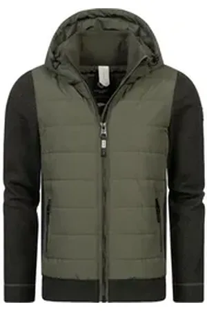 Ragwear Steppjacke Doryan Mel Coole Herren Outdoorjacke mit weichen Ärmeln grün XXL (56)
