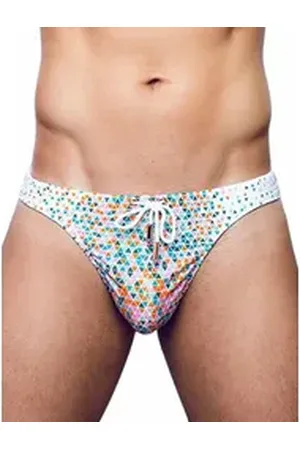 2EROS Badehose Print Swim Thong V80 Moana S weiß S