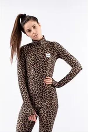 Eivy Langarmshirt (1-tlg) mit Stehkragen beige XL