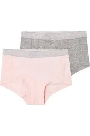 NAME IT Hipster NKFHIPSTER (Sparpack, 2-St., 2 er Pack) formstabil grau|rosa 146-152