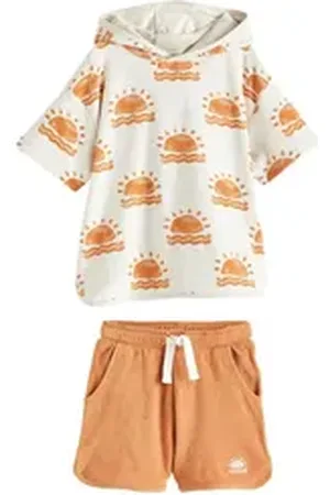 Next Strandoverall Frottee-Set aus 100 % Baumwolle (2-tlg) orange 74-80 (9-12 Mon.)
