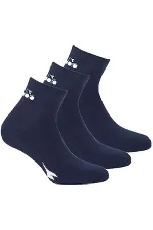 Diadora Kurzsocken Unisex Socken 3er Pack Baumwollmischung - (Packung, 3er Pack) blau 39-42