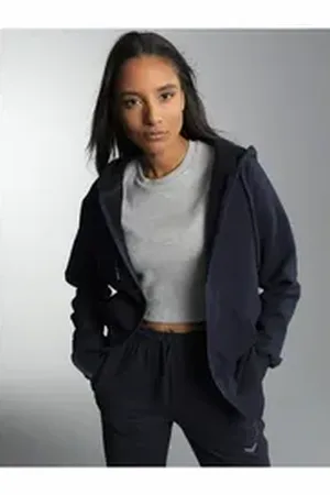 Trigema Sweatjacke Sweatjacke mit Kapuze (1-tlg) blau 4XL