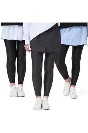 Blackrock Unterrock Damen Blusenrock Saum Verlängerung (3-tlg) mit Elastikbund, in Unifarbe mini Rock blau|goldfarben|schwarz 3XL