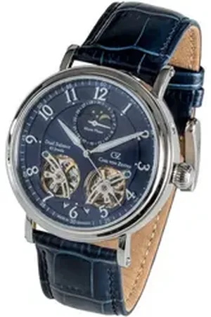 CARL VON ZEYTEN Automatikuhr CVZ0054BLS Murg Mondphase Automatik Herrenuhr 46mm 5AT CVZ0054BLS Murg Mondphase Automatik Herrenuhr 46mm 5ATM
