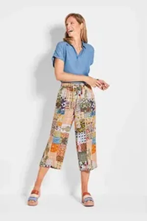 GOLDNER Schlupfhose Kurzgröße: Culotte VERA gelb 26