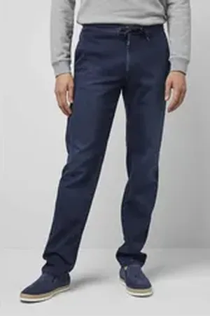 Meyer 5-Pocket-Jeans LOOSE mit Super-Stretch blau 38