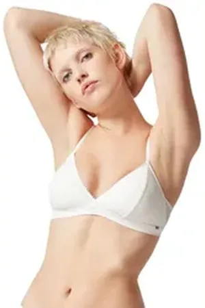 Skiny Soft-BH Soft BH mit herausnehmbare Pads Micro Lace (Stück, 1-tlg) Unterbrustband beige 40A-B