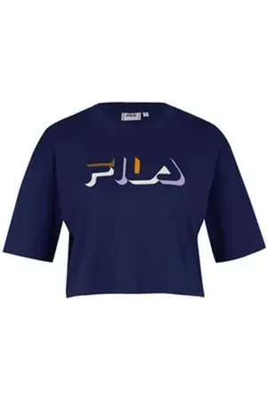 Fila T-Shirt Damen T-Shirt 1er Pack Baumwolle (Packung, 1er Pack) blau XL