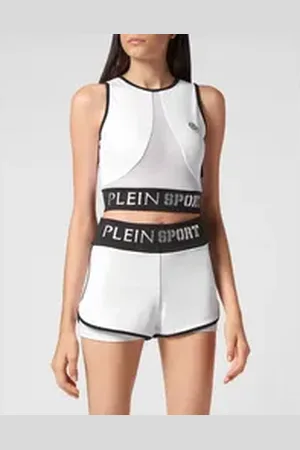 Philipp Plein Lauftop Sport Top weiß M