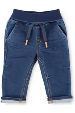 sigikid Schlupfjeans Babyhose Sweat Denim Jeans (1-tlg) blau 68
