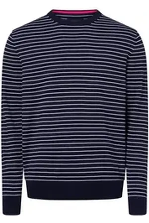 Andrew James Strickpullover blau M