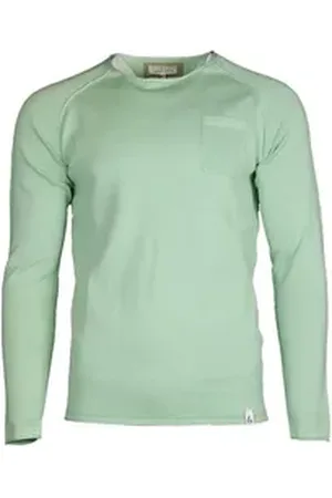 Colours & Sons Rundhalspullover grün 2XL