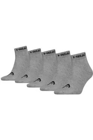 Head Kurzsocken Unisex Socken 5er Pack Baumwolle (Packung, 5er Pack) grau 39-42