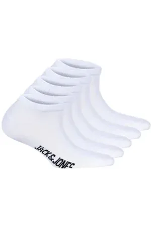 JACK & JONES Freizeitsocken Unisex Socken 5er Pack Baumwolle (Packung, 5er Pack) weiß 33-37