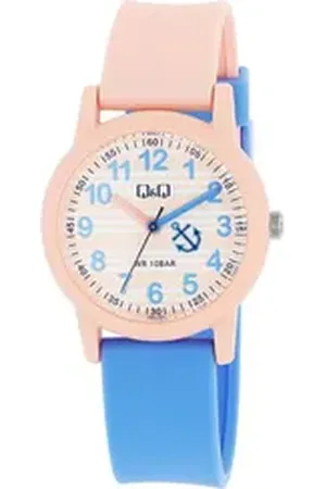 Q&Q Quarzuhr VS49J006Y Kinderuhr mit Silikonarmband, Wal, 10 ATM
