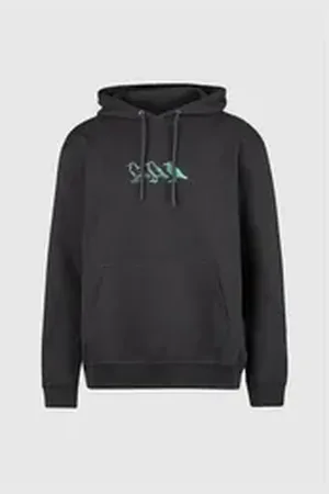 Cleptomanicx Kapuzensweatshirt Classic Hooded Scribble Gull im lockeren Schnitt grau L