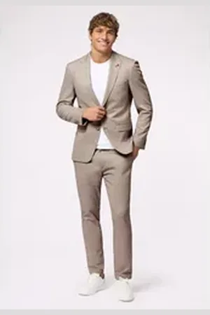 Roy Robson Hosenanzug Slim Fit braun 48