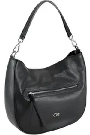 Alessandro Schultertasche Italia, aus echtem Leder schwarz