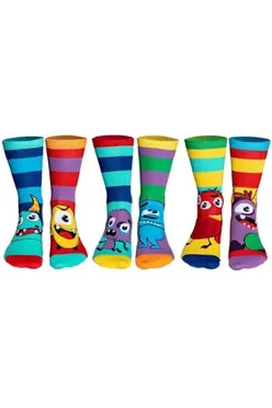 United Oddsocks Freizeitsocken Unisex Socken 3er Pack Baumwolle (Packung, 3er Pack) bunt