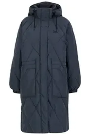 Lee ® Kurzmantel Damen Steppmantel CHARCOAL grau XL