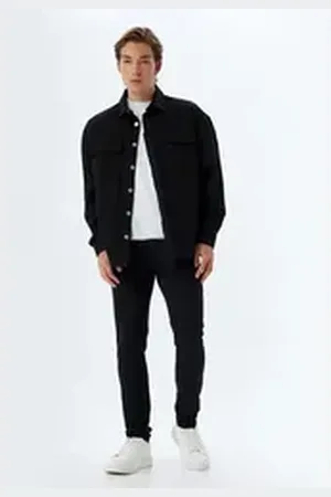 Koton Skinny-fit-Jeans Normale Leibhöhe Skinny schwarz 33/30