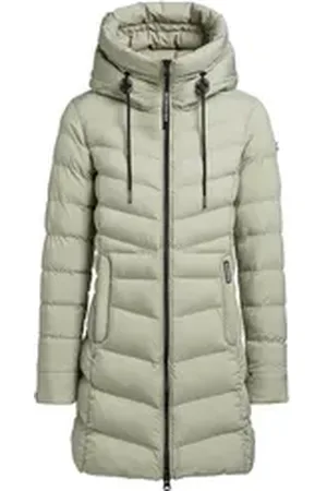 Khujo Winterjacke Tuhani Matt Mantel (1-St) grün XXL