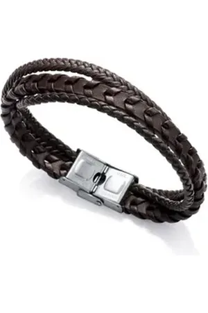 Viceroy Armband Brown leather bracelet for men Magnum 1334P01011