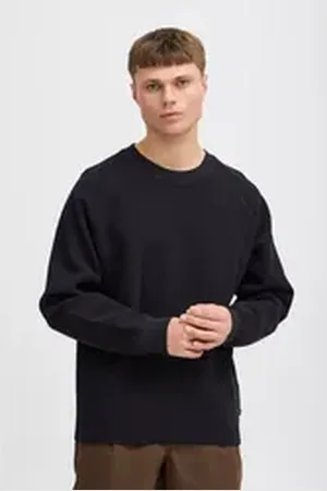 Solid Rundhalspullover SDMARWIN moderner Sweater schwarz M