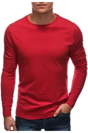 Edoti Longsleeve Longsleeve ohne Aufdruck rot XL