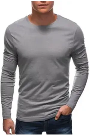 Edoti Longsleeve Longsleeve ohne Aufdruck grau L