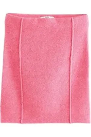 Next Minirock Figurbetonter Strick-Minirock (1-tlg) rosa XXL
