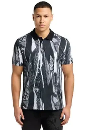 Carlo Colucci Poloshirt Egg schwarz L