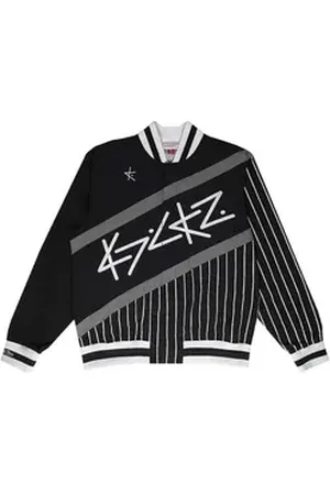 Mitchell & Ness Sweatjacke Mitchell and Ness x Kickz AWU Jacke Sweatjacken Polyester schwarz S