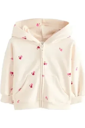 Next Kapuzenpullover Jacke mit durchgängigem Reißverschluss (1-tlg) beige 86-92 (1,5-2 J.)