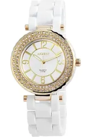 Akzent Quarzuhr SS8102000011 Damenuhr mit Kunststoffarmband