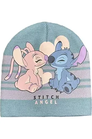 Stitch Beanie Kinder Mädchen Winter-Mütze blau 54
