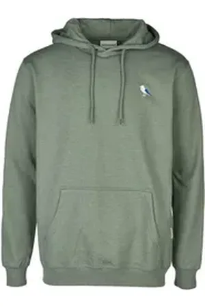 Cleptomanicx Kapuzensweatshirt Hooded Embro Gull 2 (1-tlg) im klassischen Design grün S
