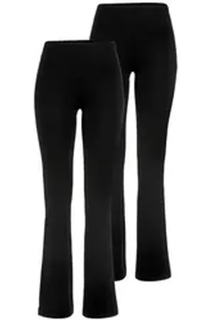 FLASHLIGHTS Jazzpants (Packung, 2-tlg., 2er-Pack) mit leicht ausgestelltem Bein schwarz 36/38 (S)