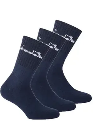 Diadora Kurzsocken Unisex Socken 3er Pack Baumwollmischung - (Packung, 3er Pack) blau 39-42