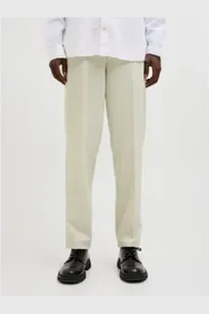 JACK & JONES Chinohose JPSTACE LEO CHINO NOOS grau 32