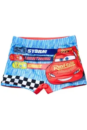 Disney Cars Badehose Lightning McQueen Schwimmhose - Jungen Bademode Gr. 98 - 128 cm rot 122-128 cm