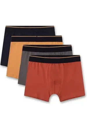 Sanetta Boxer Jungen Boxershort 5er Pack Baumwolle (Packung, 5er Pack) bunt|grau|schwarz 176