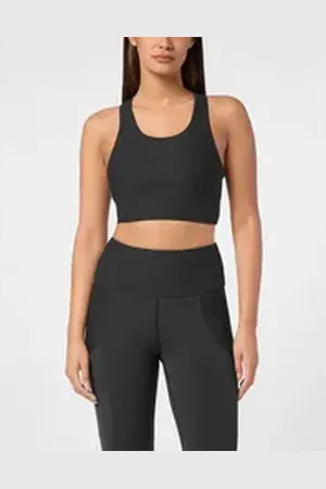 Philipp Plein Lauftop Sport Top schwarz L