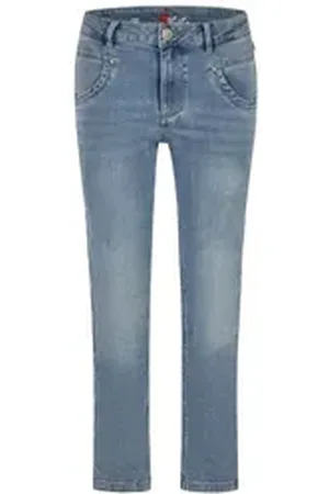 Buena Vista Gerade Jeans – Damen Jeans im Regular Fit blau S