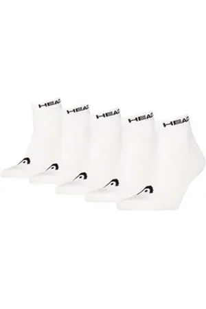 Head Kurzsocken Unisex Socken 5er Pack Baumwolle (Packung, 5er Pack) weiß 39-42
