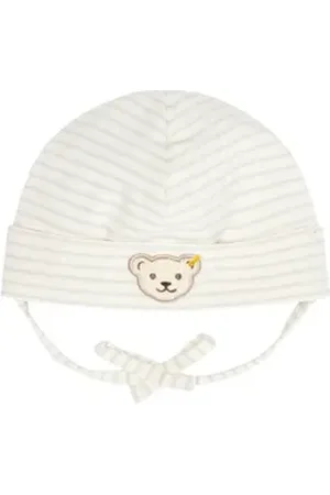Steiff Strickmütze Mütze GOTS Baby Wellness ohne Bommel weiß 43