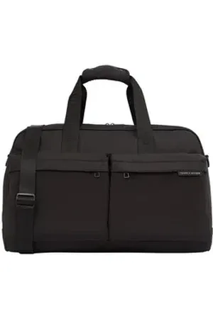 Tommy Hilfiger Weekender TH ELEMENT REPREVE DUFFLE, Men Umhängetasche, Laptoptasche, Reisetasche mit Schulterriemen schwarz
