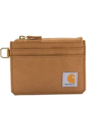 Carhartt Geldbörse Unisex Portmonee Zippered Card Keeper Wallet braun